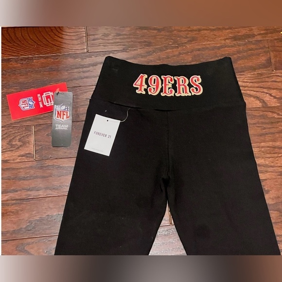 Forever 21 Women’s San Francisco 49ers Flare Pants XS - Picture 7 of 10
